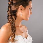 Wedding Hair Style on Brown to Blonde Ombre Hair