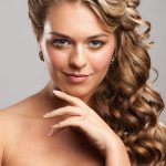 Blonde Curly Hair Style