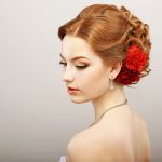 Wedding Hair Style for Red Hair